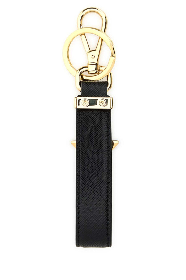 Black leather key ring 2