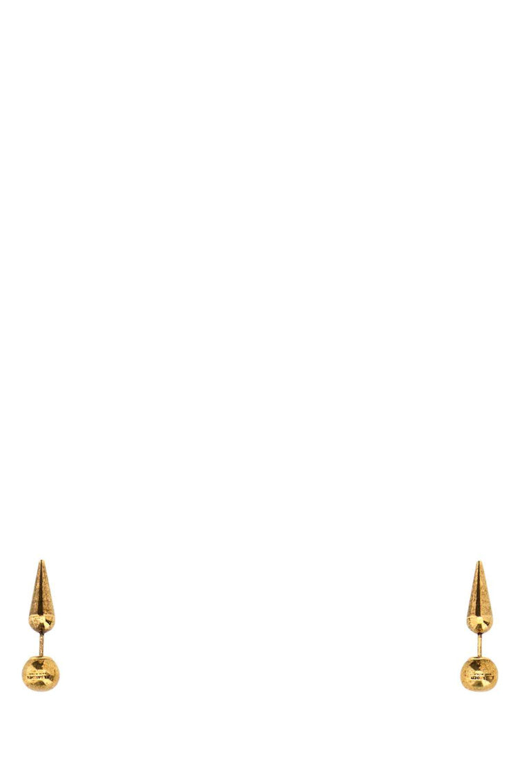 Golden Spike-stud Earrings 1
