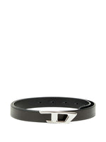 Black Logo Buckle Belt 1