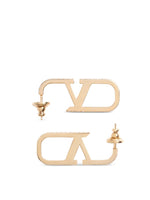 Golden VLogo Signature Earrings 1