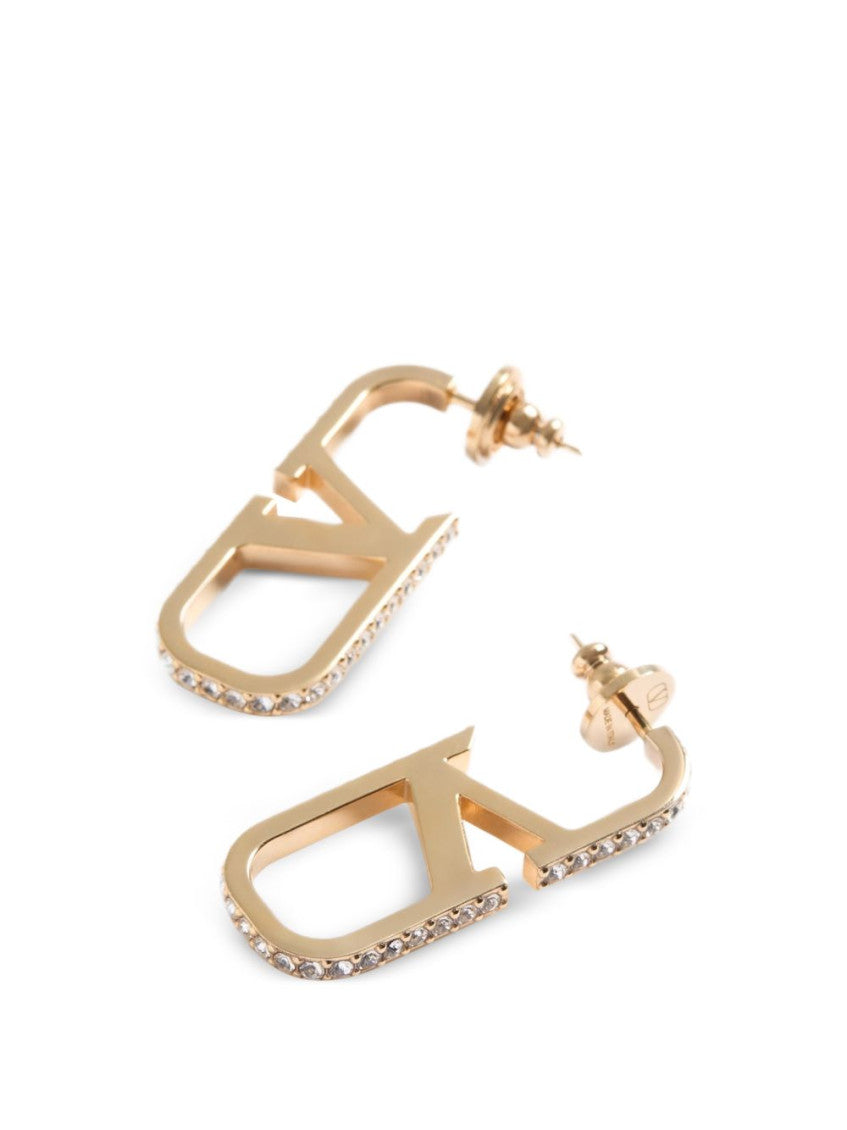 Golden VLogo Signature Earrings 2