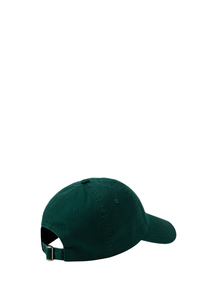 Dark Green Wimbledon Logo Textured Baseball Hat 2