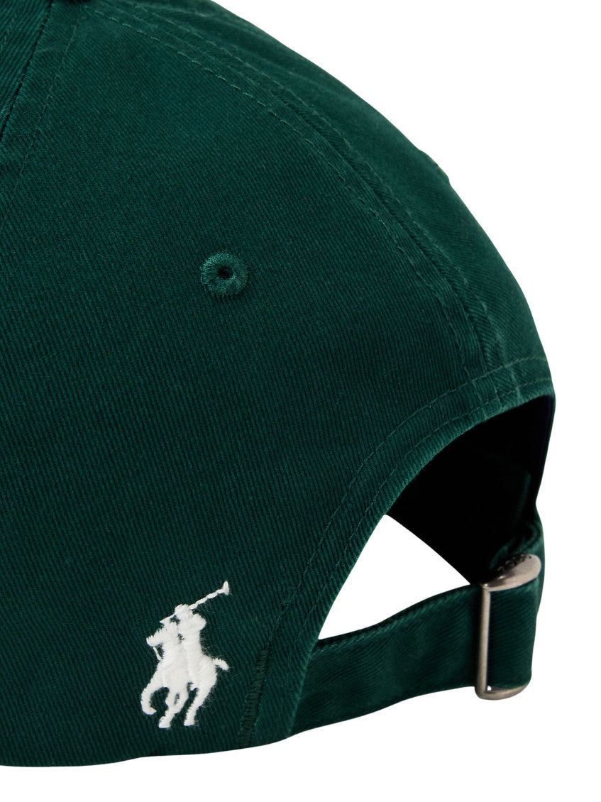 Dark Green Wimbledon Logo Textured Baseball Hat 3