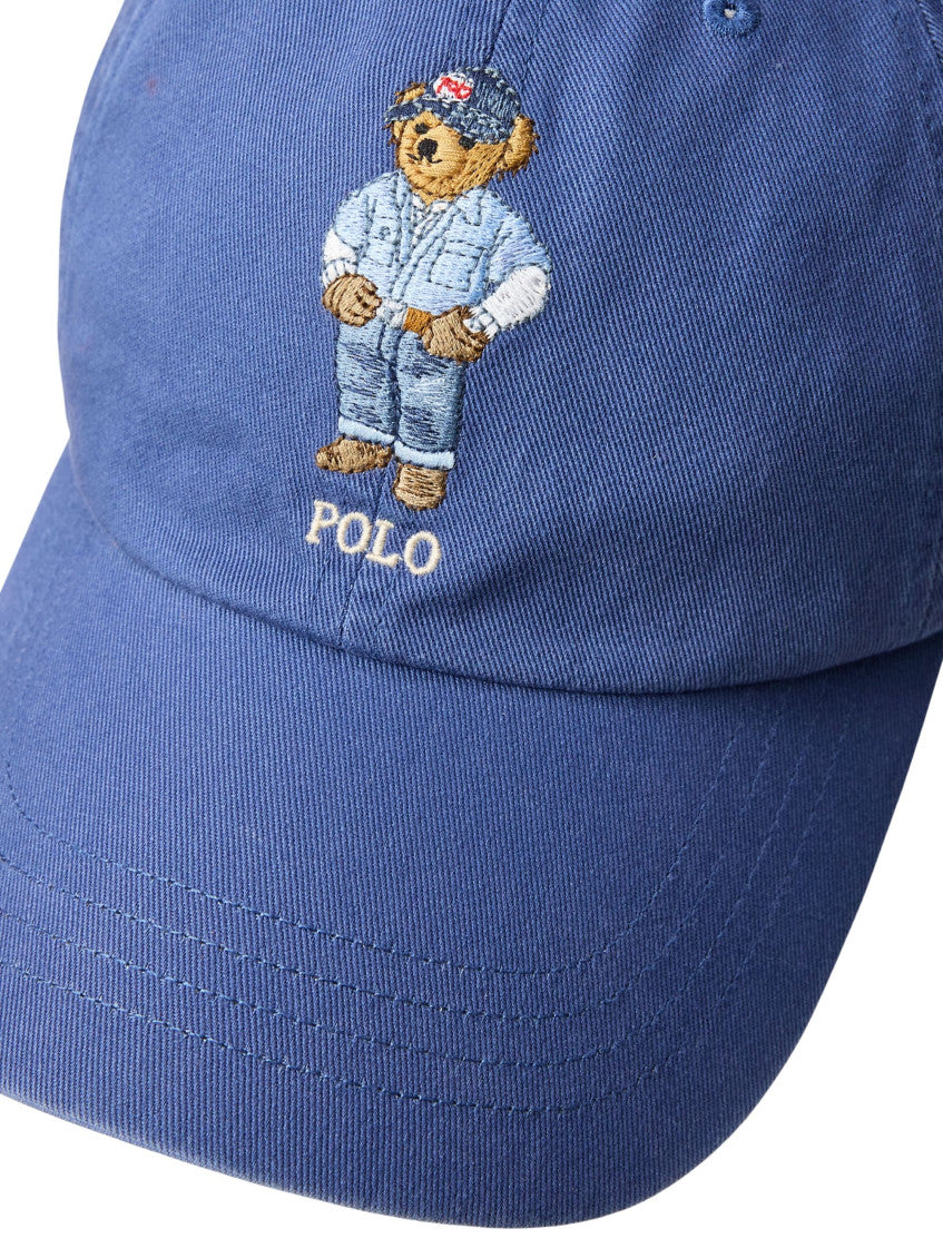 Blue Polo Bear Embroidered Baseball Cap 3
