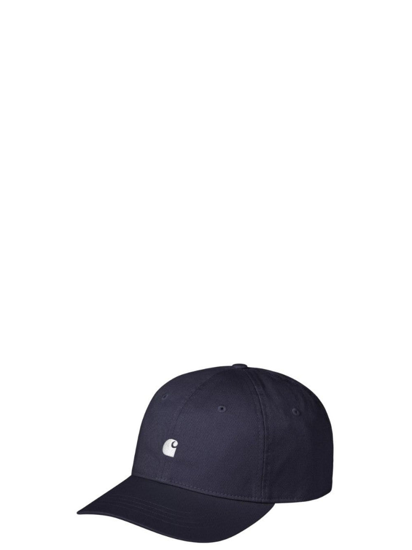 Blue Madison Logo Textured Baseball Hat 1