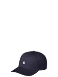 Blue Madison Logo Textured Baseball Hat 1