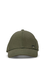 Beige Logo Textured Baseball Cap 1