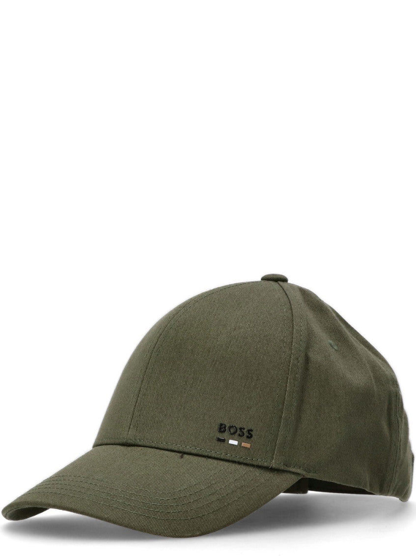 Beige Logo Textured Baseball Cap 3