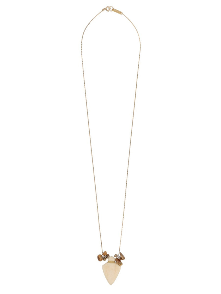 Golden Pendant Necklace 2