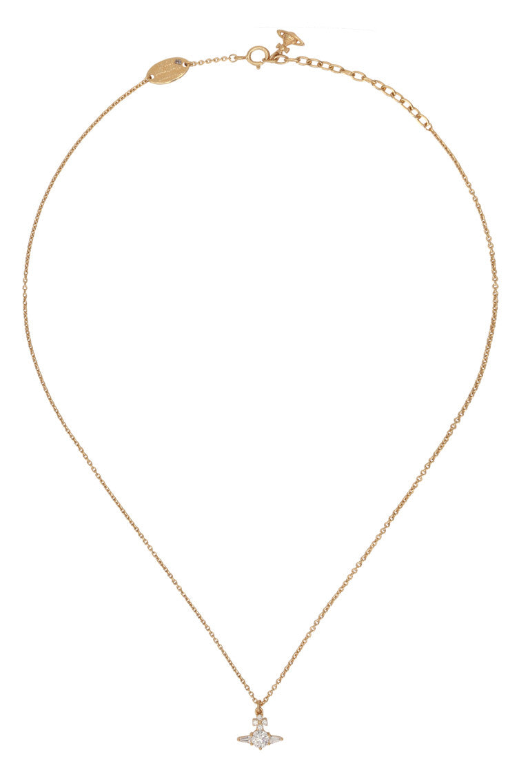 Golden Orb Pendant Necklace 1