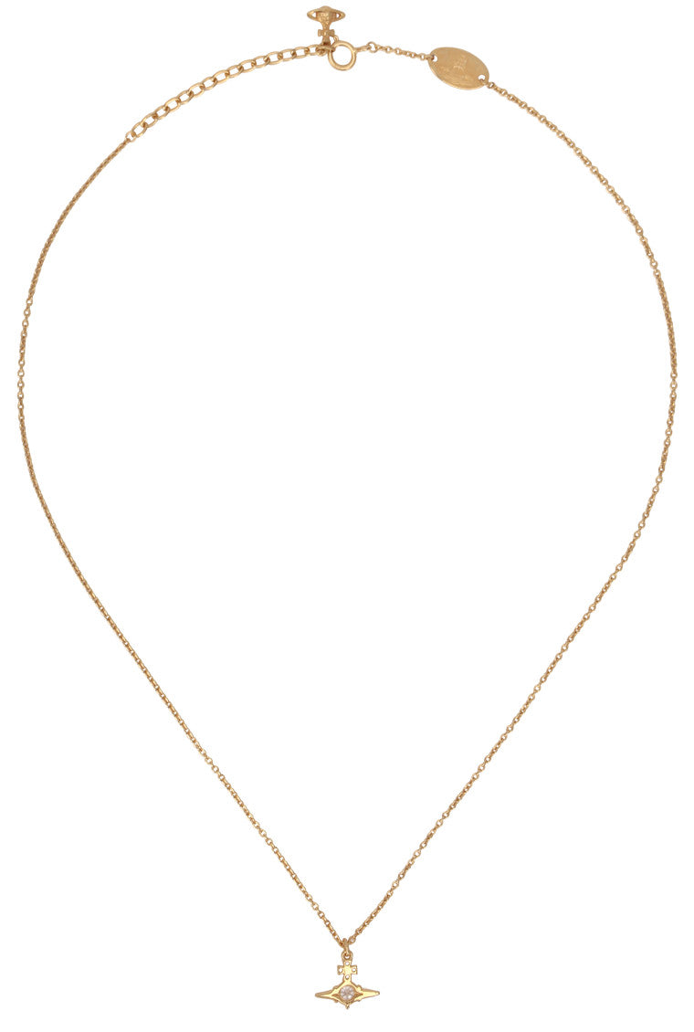 Golden Orb Pendant Necklace 2