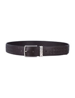 Brown Woven Buckle Belt 1