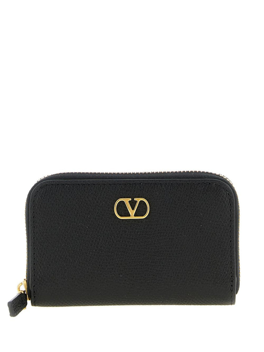 Black VLogo Signature Wallet 1