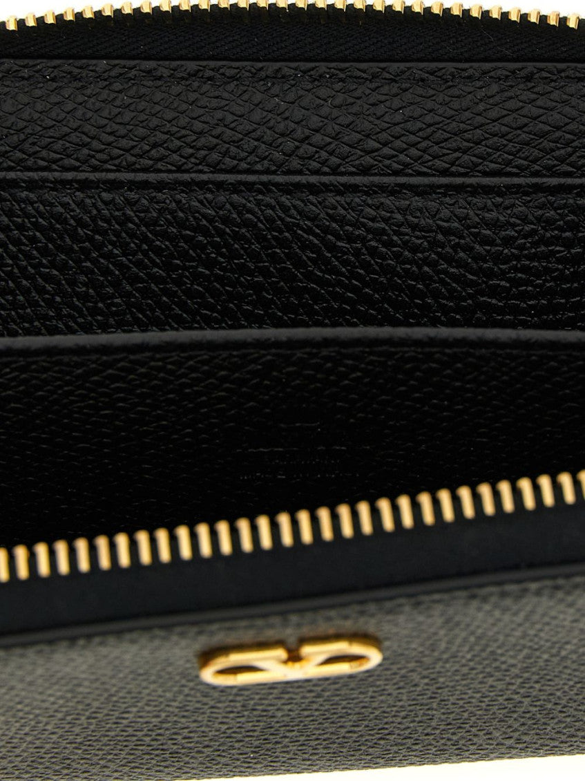 Black VLogo Signature Wallet 2