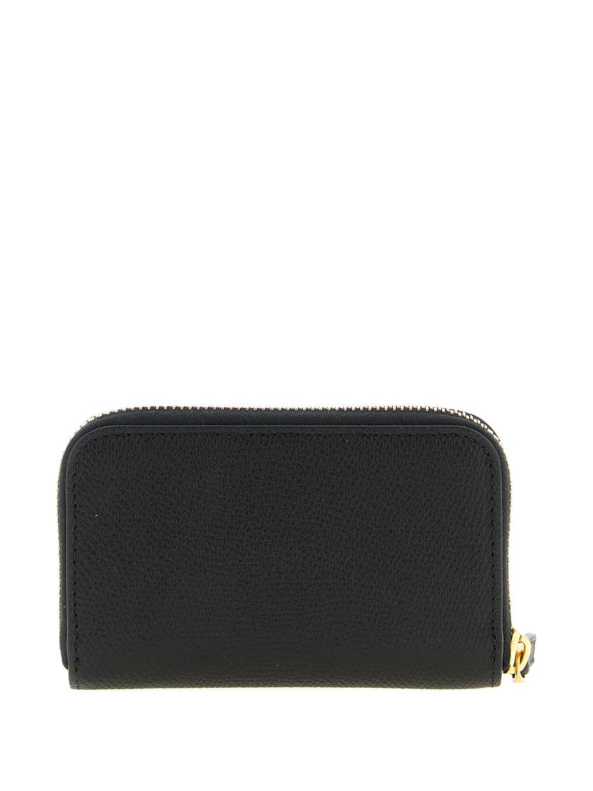 Black VLogo Signature Wallet 3
