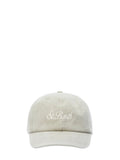 Beige Davis Logo Textured Baseball Hat 1