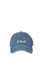 Blue Davis Logo Textured Baseball Hat 1