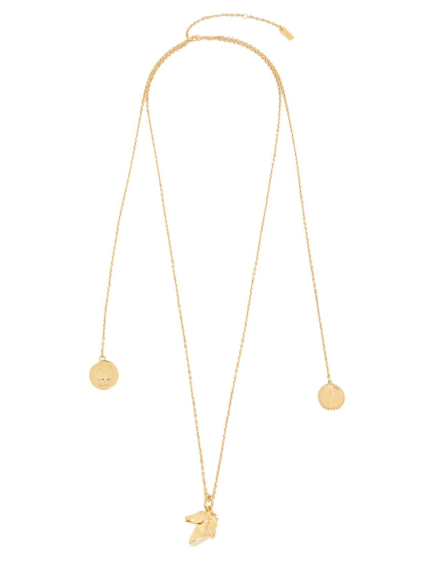 Golden Pendant Necklace 1