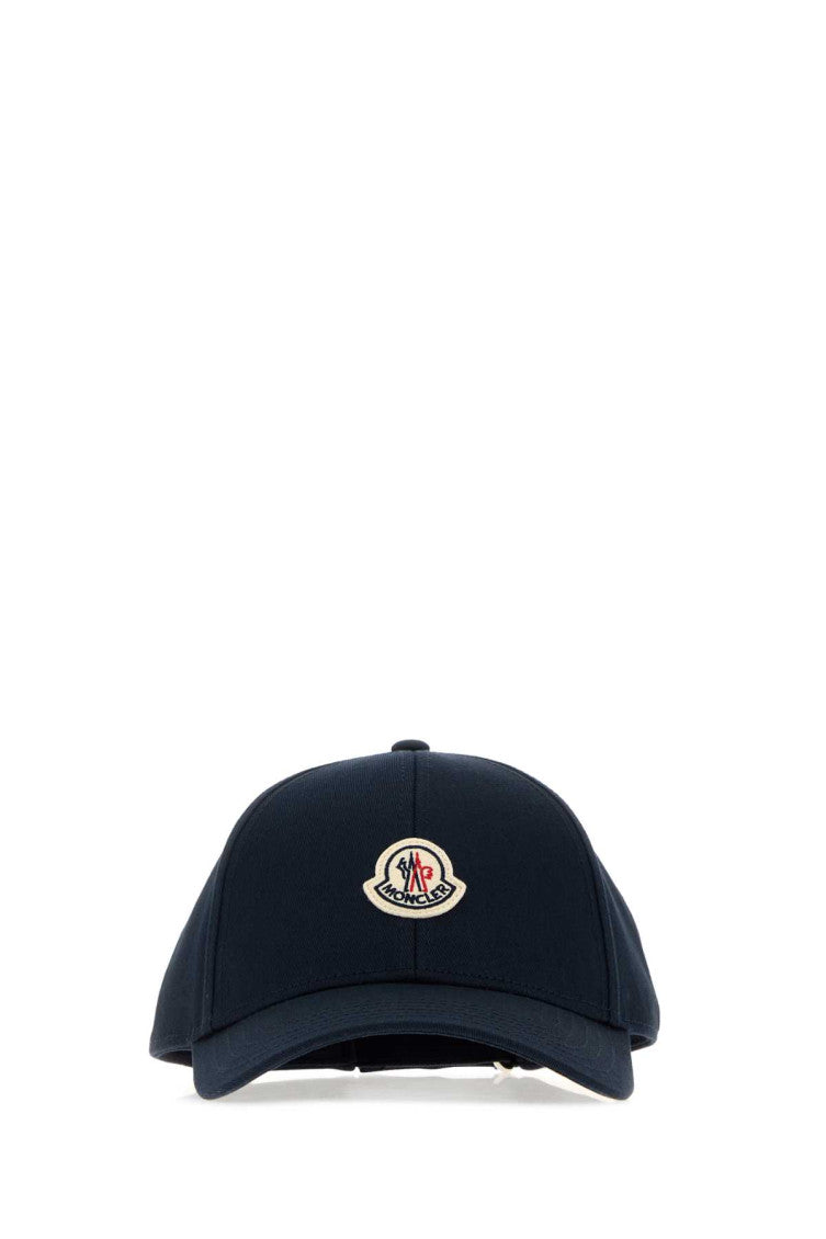 Navy Blue Logo Solid Baseball Hat 1