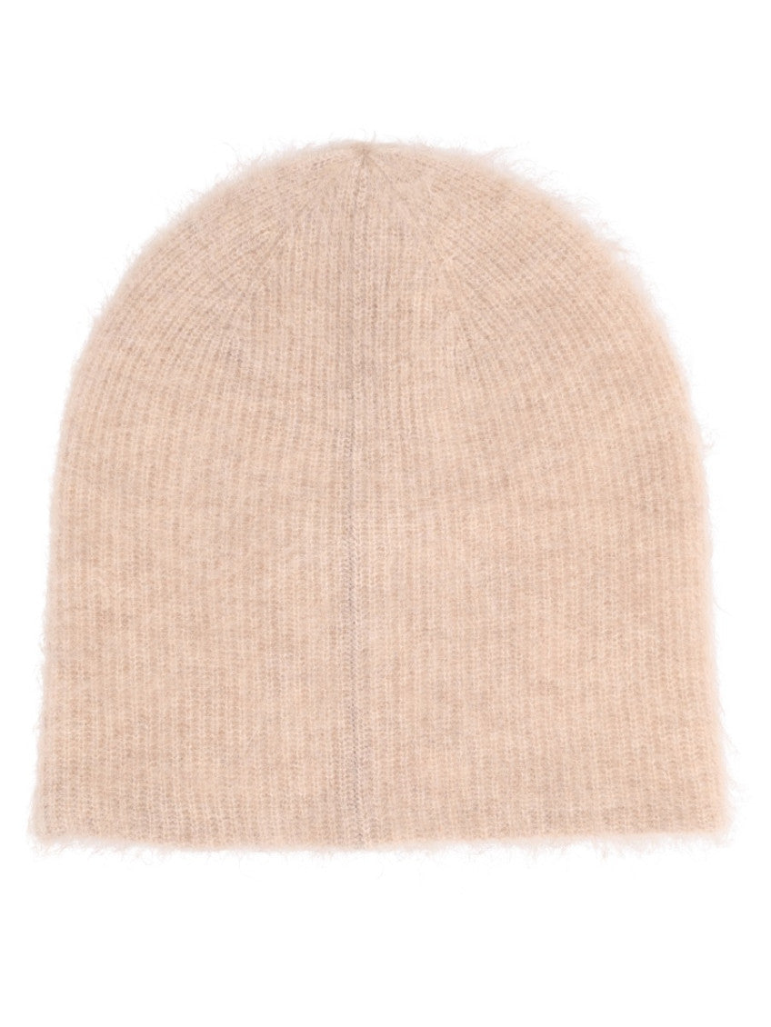 Beige Reversible Solid Beanie Cap 2
