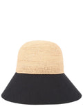 Beige Blaise Color Block Bucket Hat 1