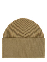 Green Textured Beanie Hat 1