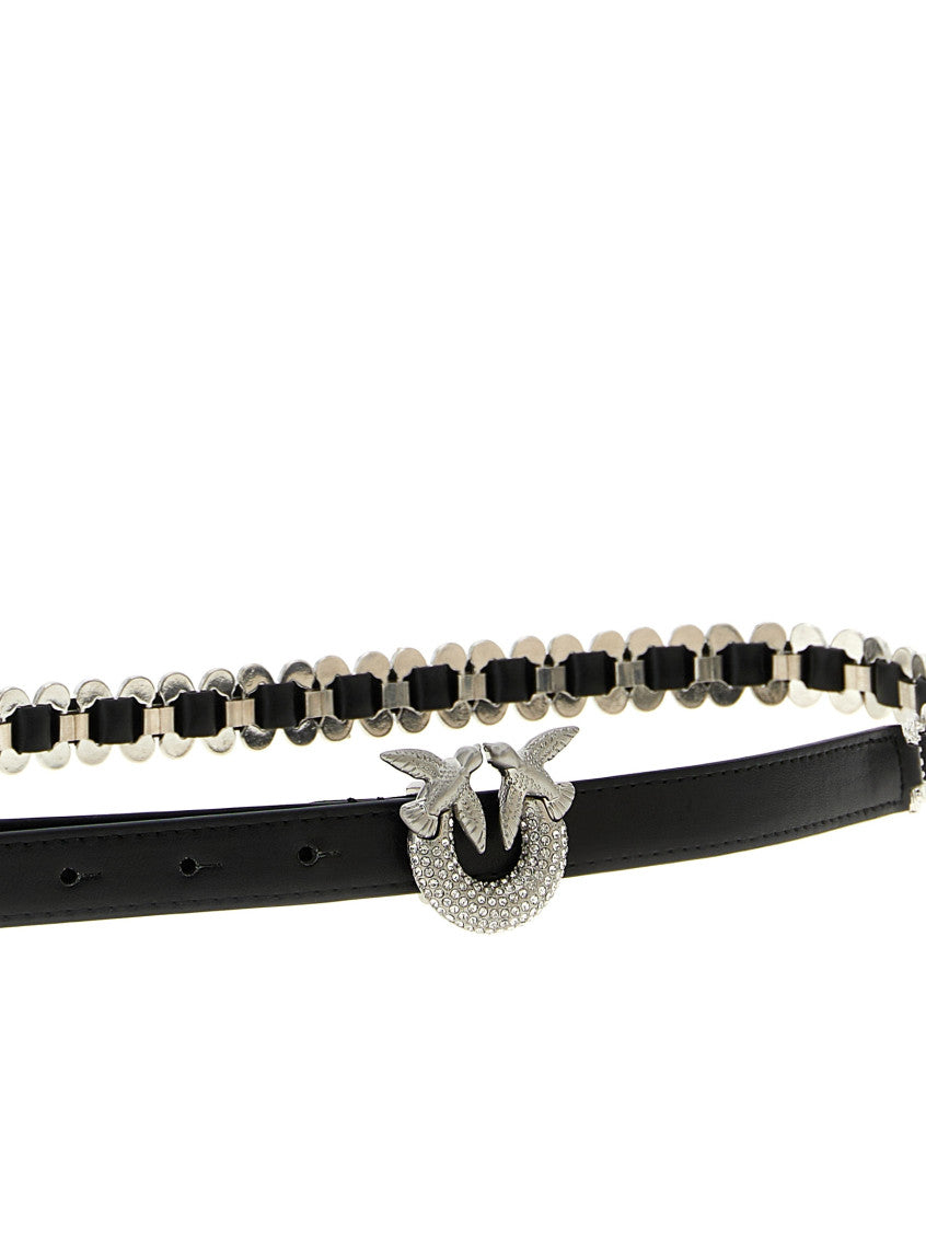Black 'Love Birds' belt 3
