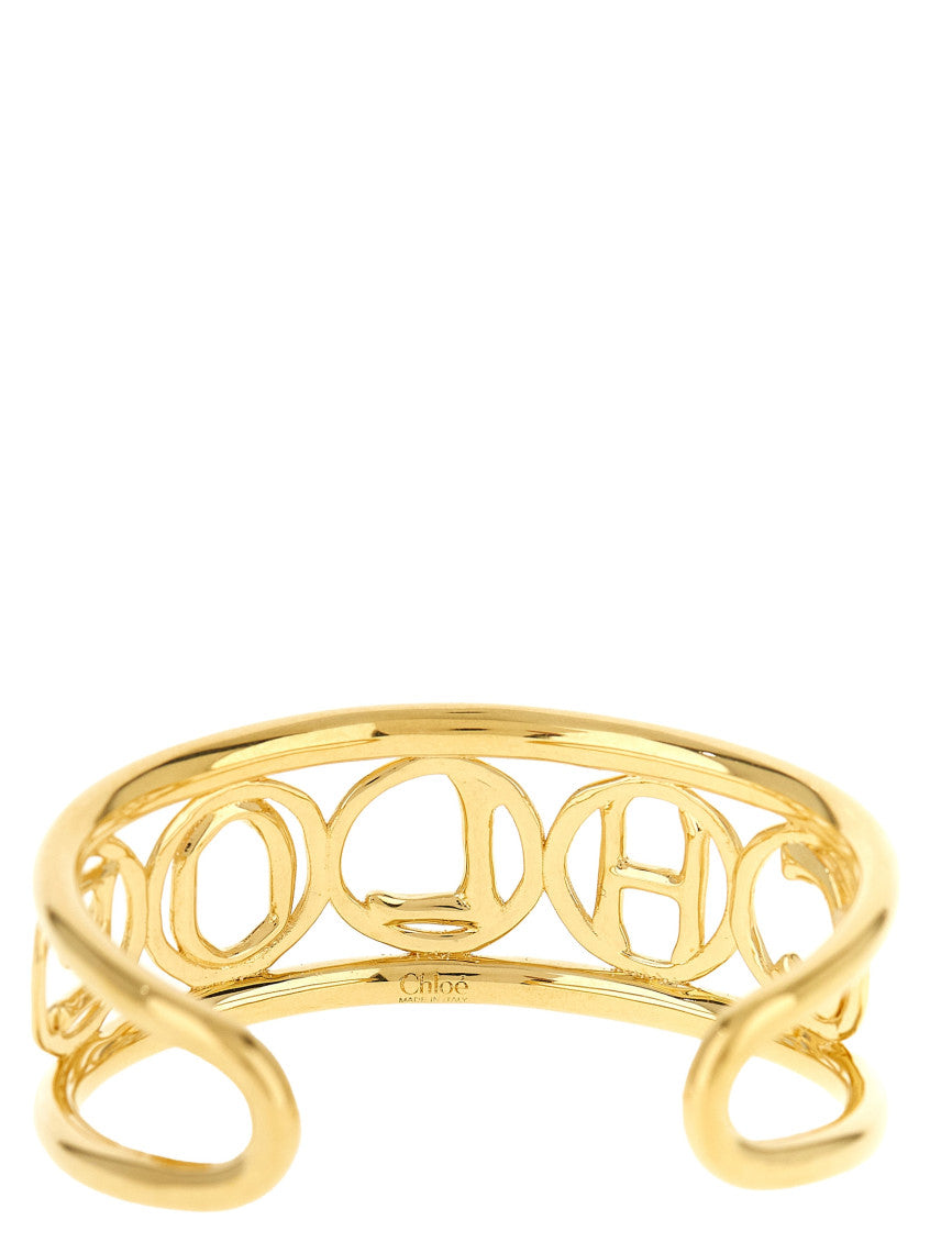 Golden Script Cuff Bracelet 2