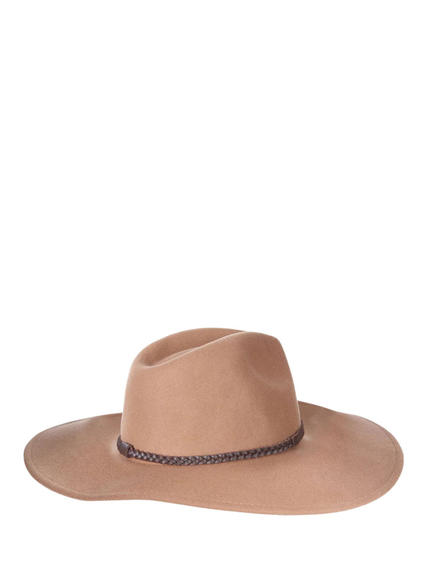 Camel Brown Fedora Hat 2