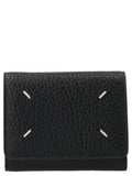Black Four-stitch Trifold Wallet 1