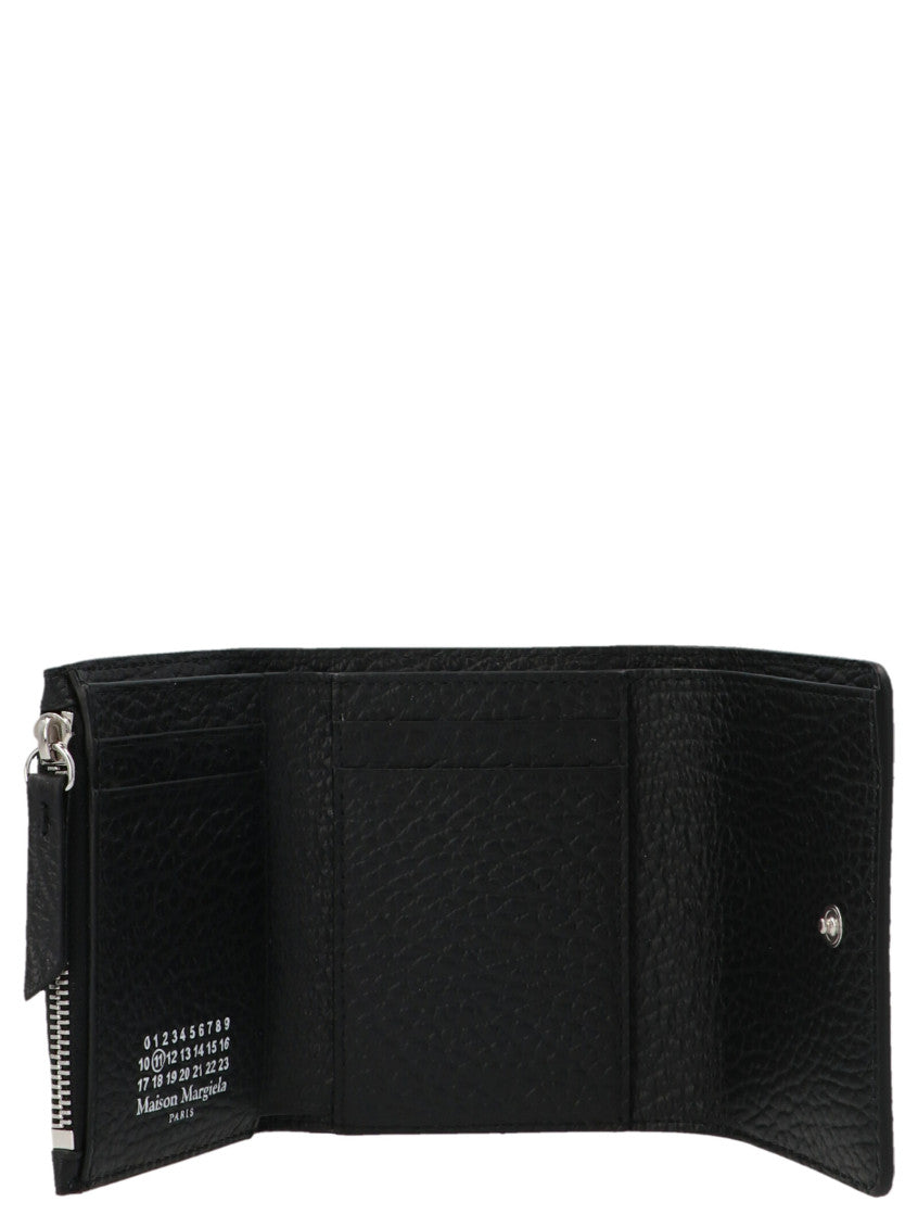 Black Four-stitch Trifold Wallet 3