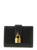 Black Padlock Solid Wallet 1