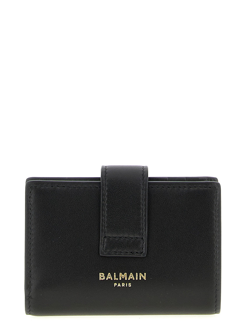 Black Padlock Solid Wallet 2