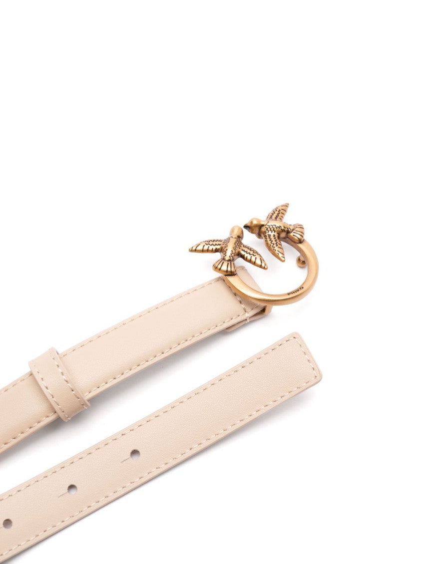 Beige Love Birds Buckle Belt 2