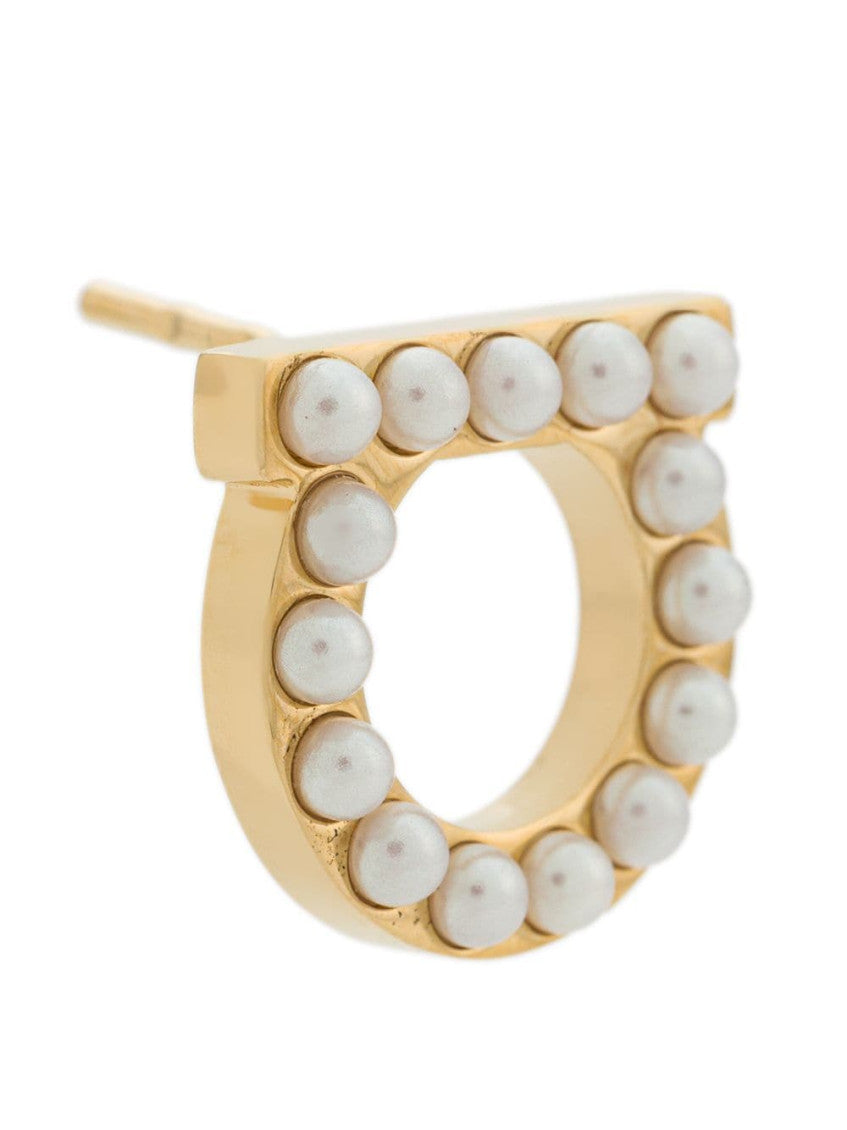 Golden Gancini Pearl Earrings 3