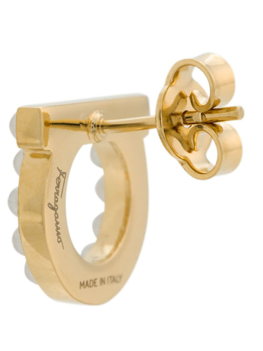 Golden Gancini Pearl Earrings 4