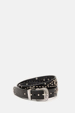 Black Studded Belt 1