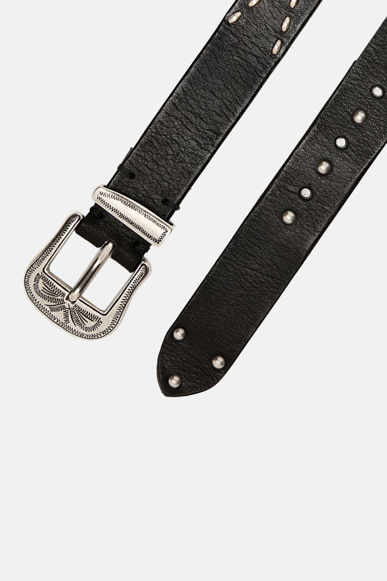 Black Studded Belt 2