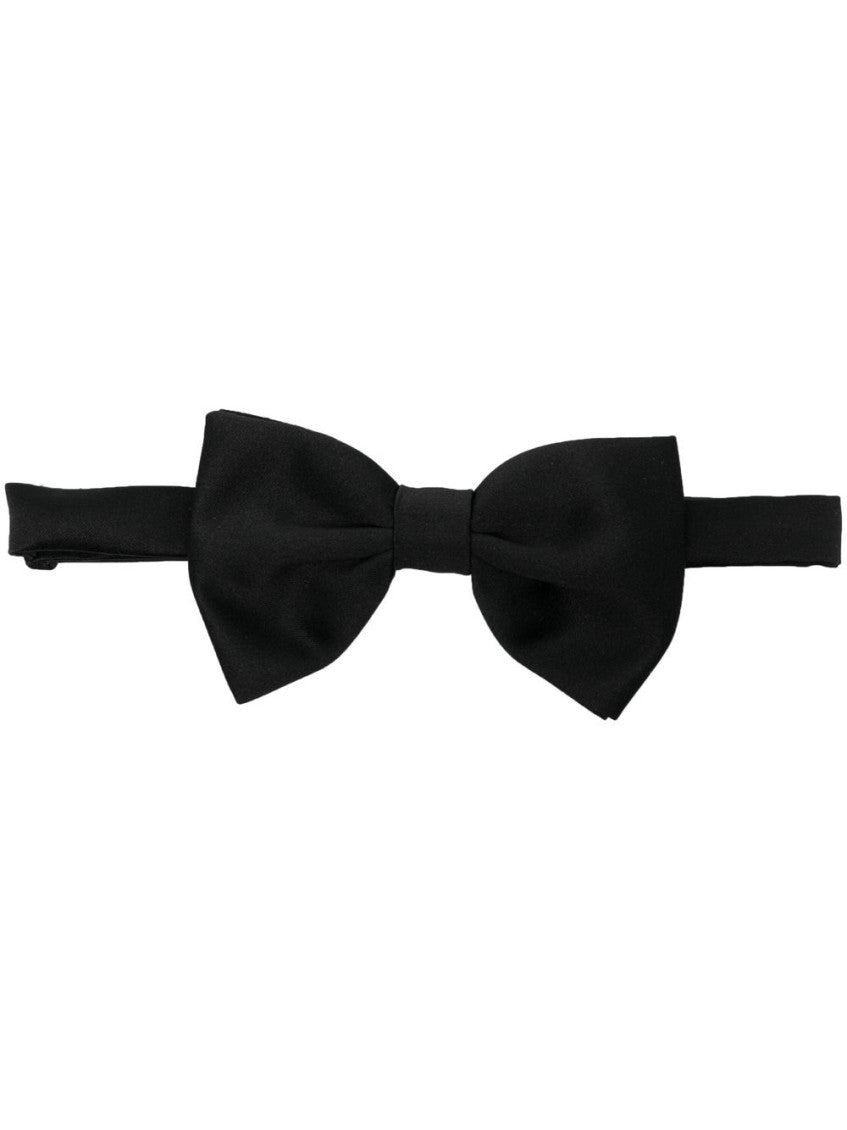 Black Solid Logo Bowtie 1