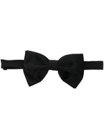 Black Solid Logo Bowtie 1