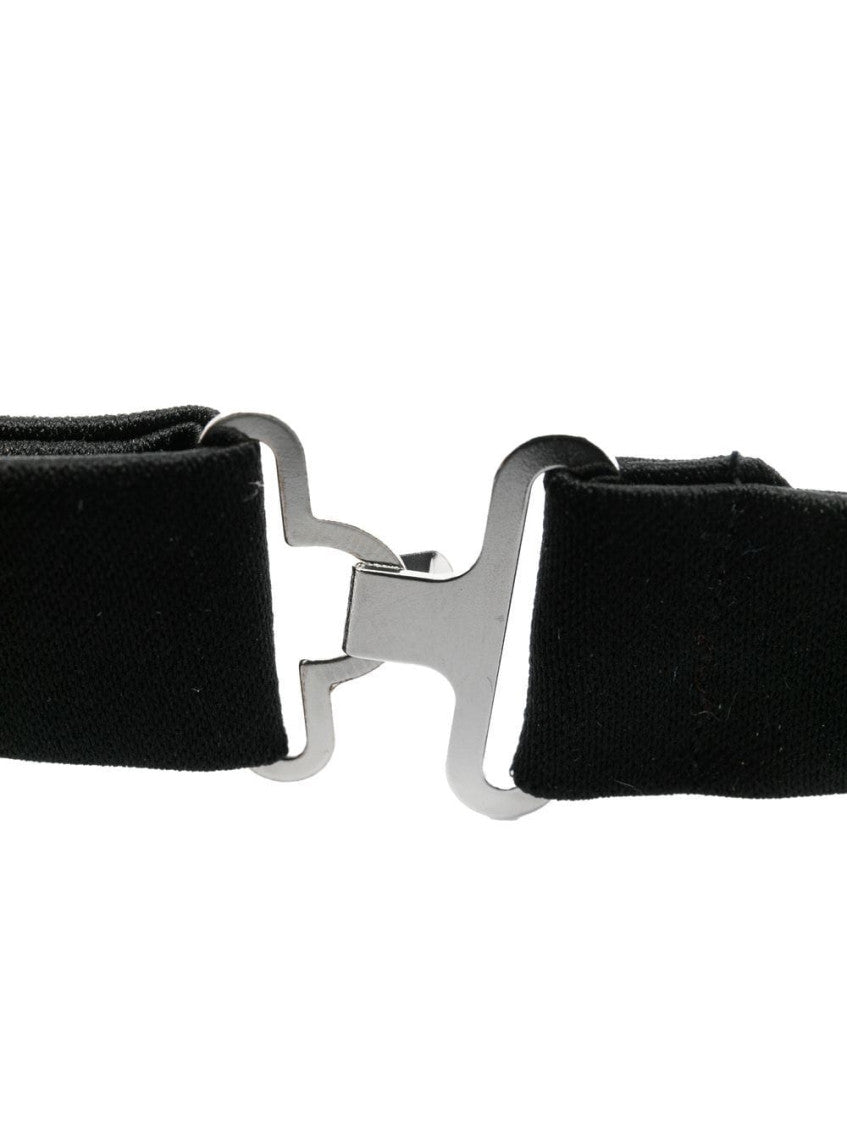 Black Solid Logo Bowtie 2