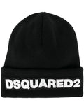 Embroidered-logo beanie Black 1