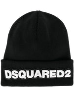 Embroidered-logo beanie Black 1