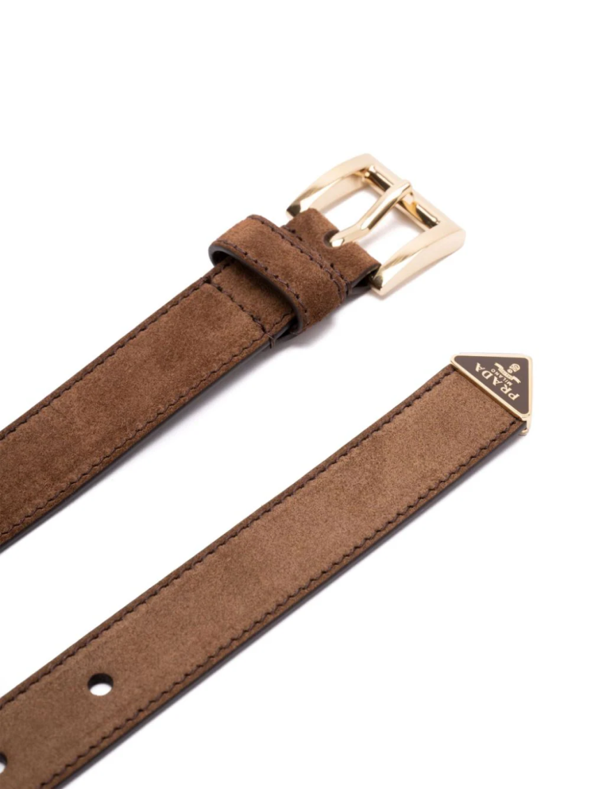 Brown Logo Tip Belt 3
