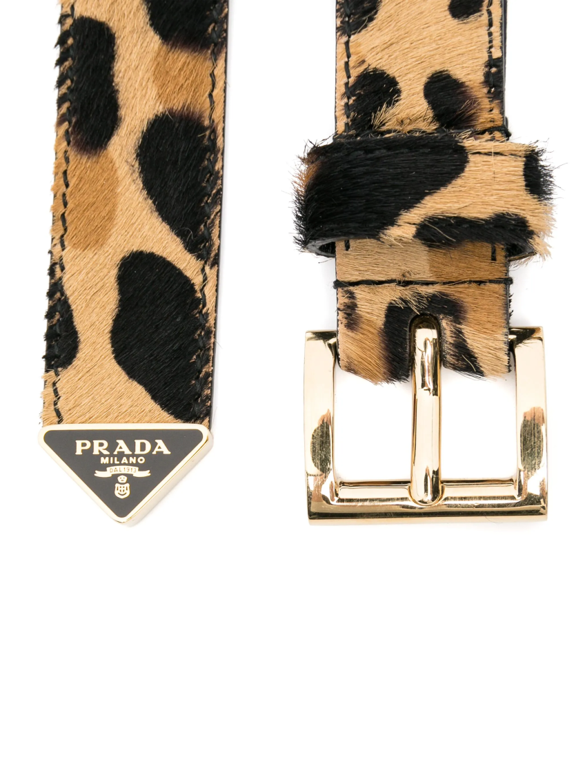 Leopard-panel Belt 2