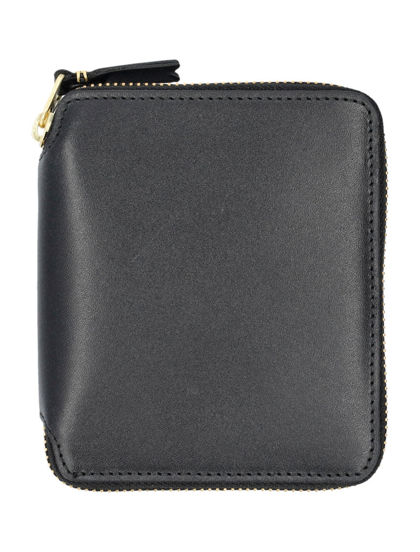 Black Logo Solid Wallet 1
