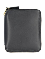 Black Logo Solid Wallet 1