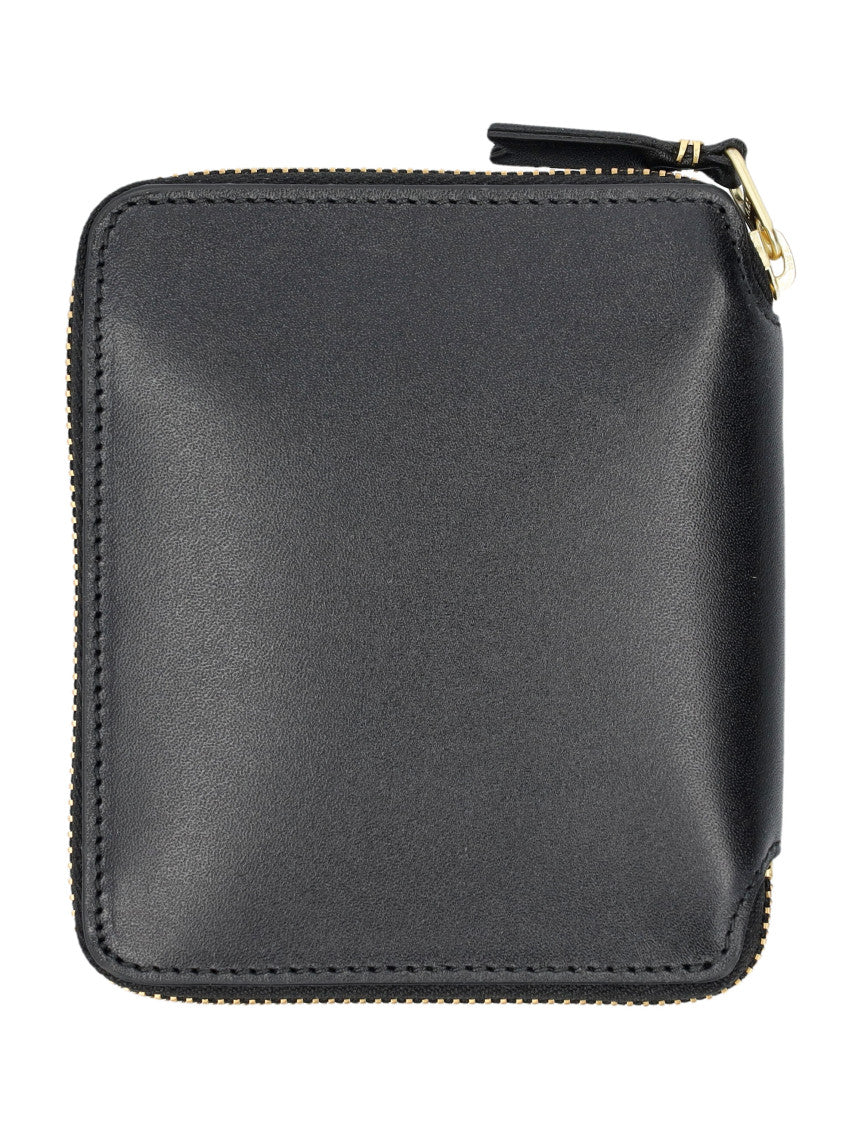 Black Logo Solid Wallet 2