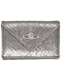 Grey Envelope Textured Wallet 1