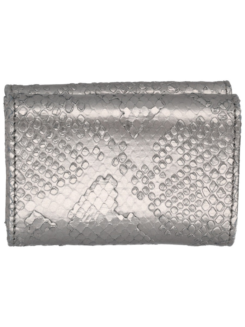 Grey Envelope Textured Wallet 2